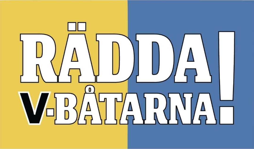 Logotyp: Rädda V-båtarna
